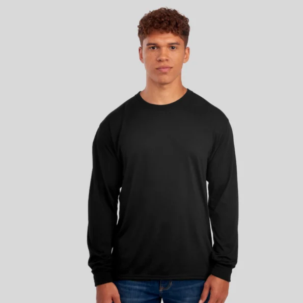 Unisex Long Sleeve Performance Tee in Royal Blue – Jerzees 21MLR