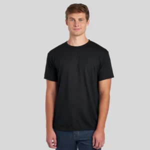 T-shirt unisexe Jerzees 21MR en polyester – respirant, personnalisable, idéal pour impression en gros au Québec