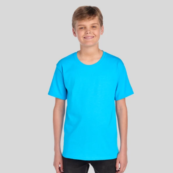 jerzees 29br youth moisture-wicking t-shirt front view