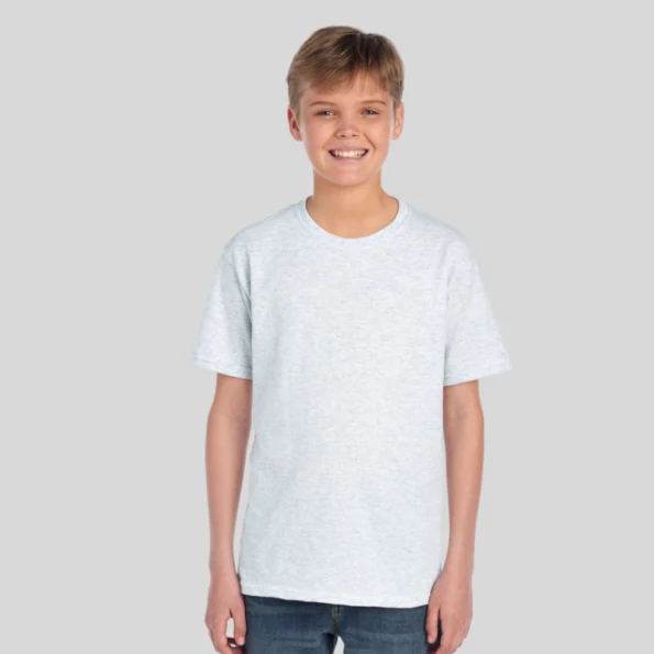 jerzees 29br youth moisture-wicking t-shirt front view