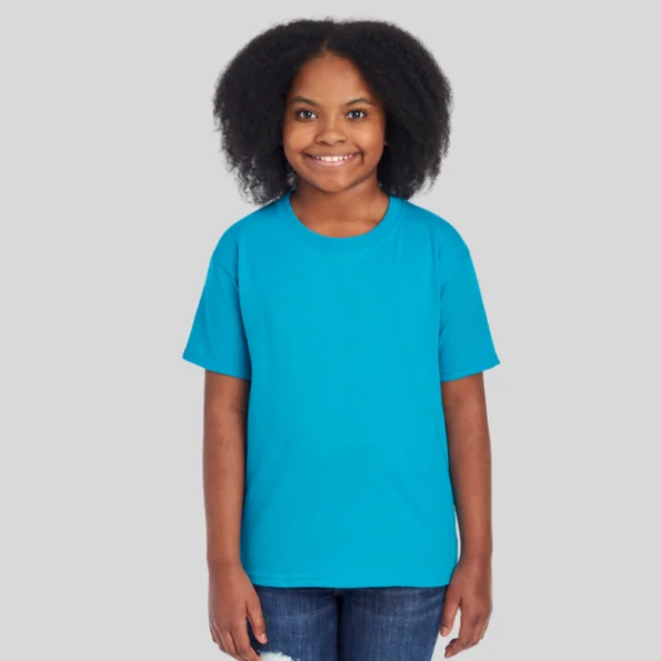 jerzees 29br youth moisture-wicking t-shirt front view