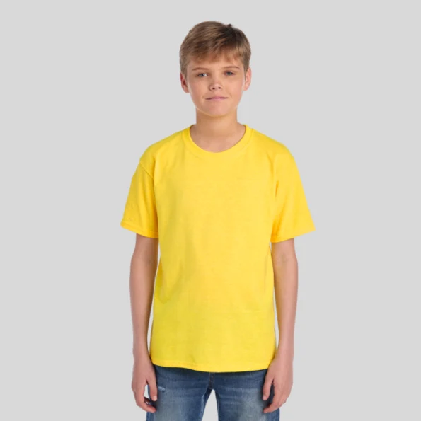 jerzees youth t-shirt 29br 50/50 cotton poly back view