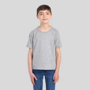jerzees youth t-shirt 29br 50/50 cotton poly back view