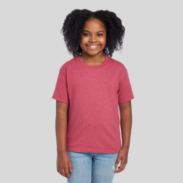 jerzees 29br youth moisture-wicking t-shirt front view