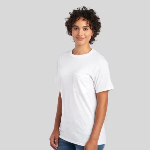 T-shirt unisexe JERZEES 29MPR avec poche, respirant, tailles P à 5TG
