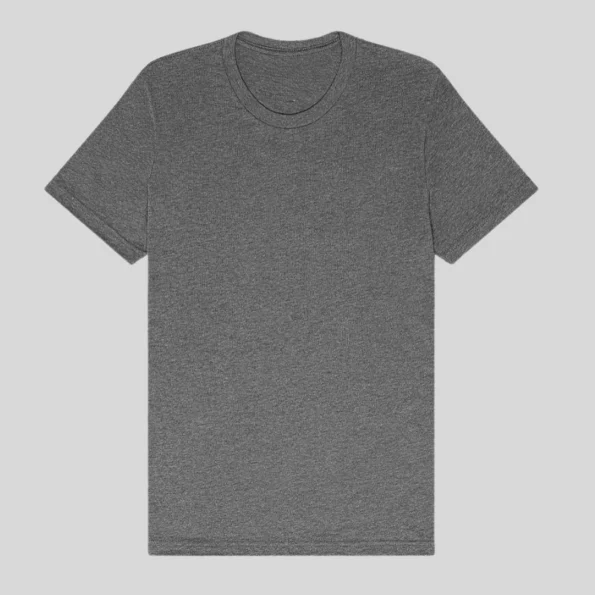 Heather unisex t-shirt in soft cotton-poly blend, ideal for screen printing in Quebec and Canada