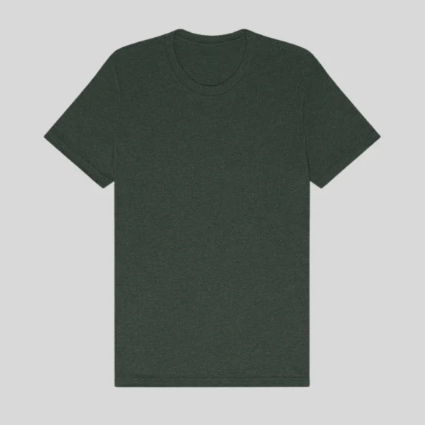 Heather unisex t-shirt in soft cotton-poly blend, ideal for screen printing in Quebec and Canada