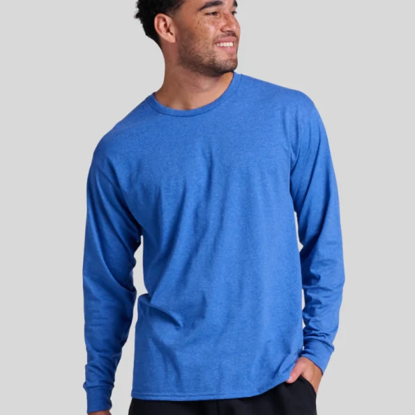 Jerzees 363L Long Sleeve T-Shirt – Unisex 100% Cotton Pre-Shrunk Jersey Tee