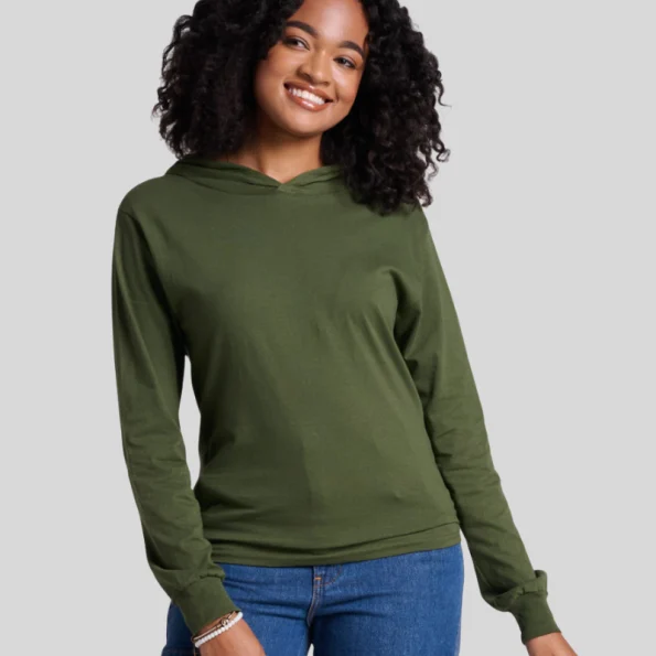 Jerzees 363LH Unisex Lightweight Jersey Hoodie – 100% Cotton