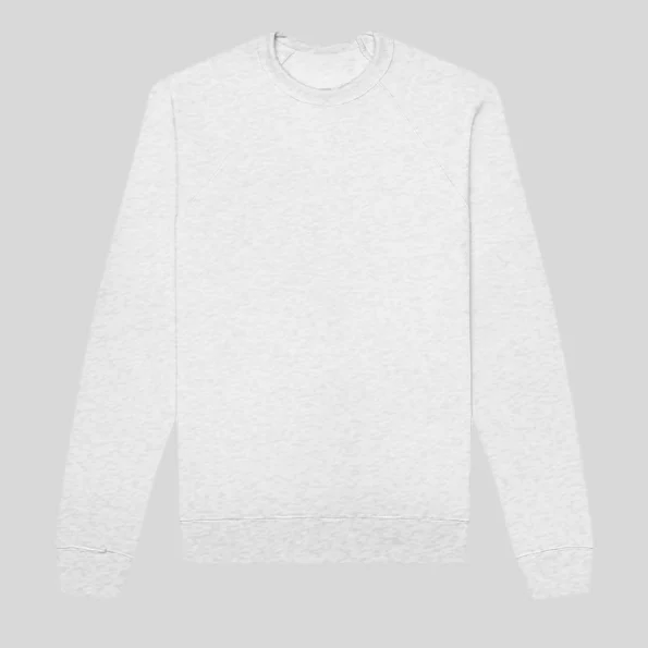 Soft raglan fleece sweatshirt for custom printing and embroidery in Quebec and Canada