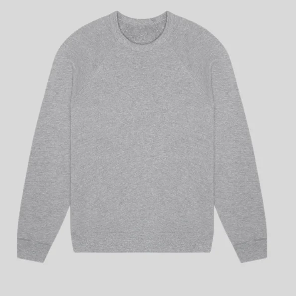 Soft raglan fleece sweatshirt for custom printing and embroidery in Quebec and Canada