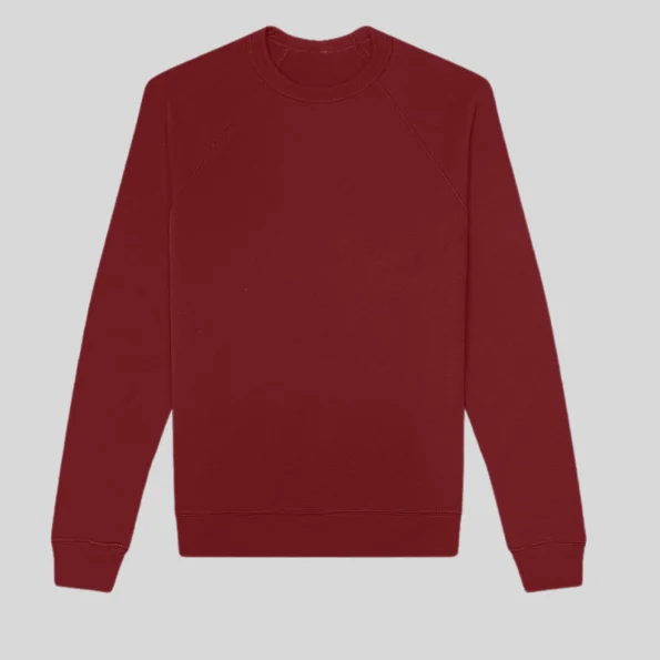 Soft raglan fleece sweatshirt for custom printing and embroidery in Quebec and Canada