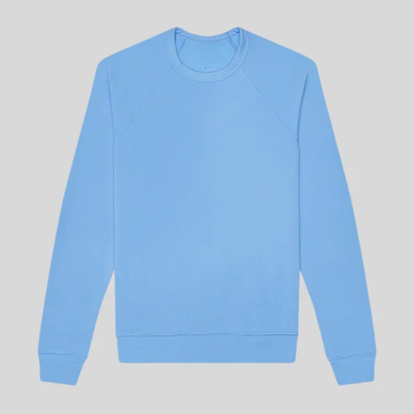Soft raglan fleece sweatshirt for custom printing and embroidery in Quebec and Canada
