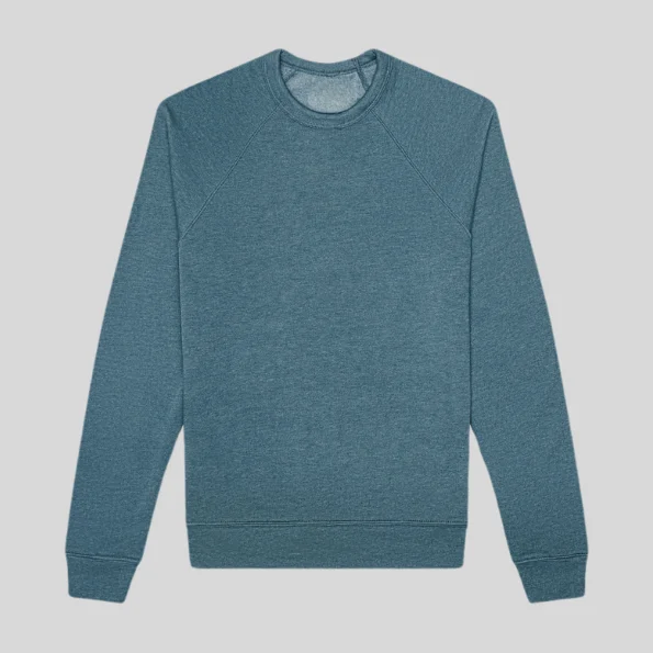 Soft raglan fleece sweatshirt for custom printing and embroidery in Quebec and Canada