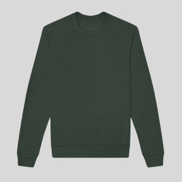Soft raglan fleece sweatshirt for custom printing and embroidery in Quebec and Canada