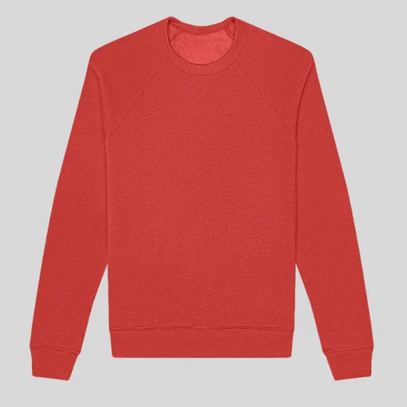 Soft raglan fleece sweatshirt for custom printing and embroidery in Quebec and Canada