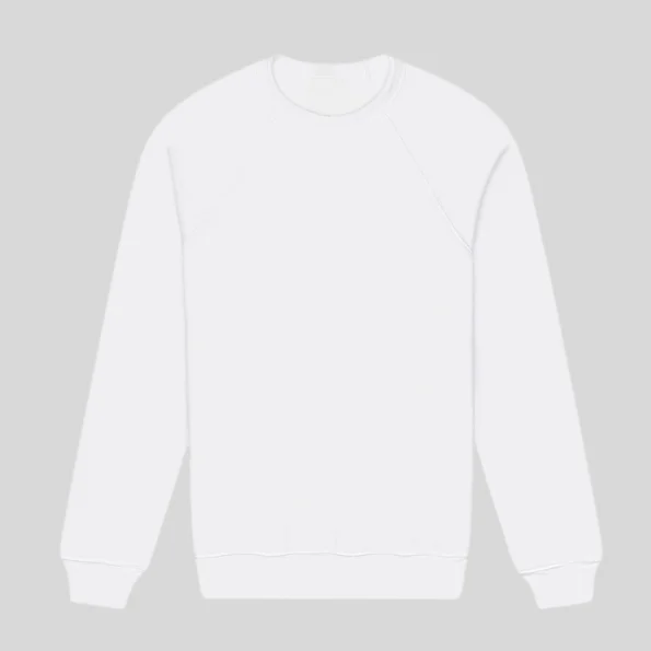 Soft raglan fleece sweatshirt for custom printing and embroidery in Quebec and Canada