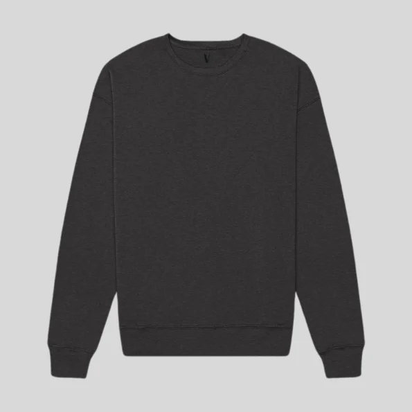 Unisex fleece drop shoulder sweatshirt perfect for screen printing or embroidery