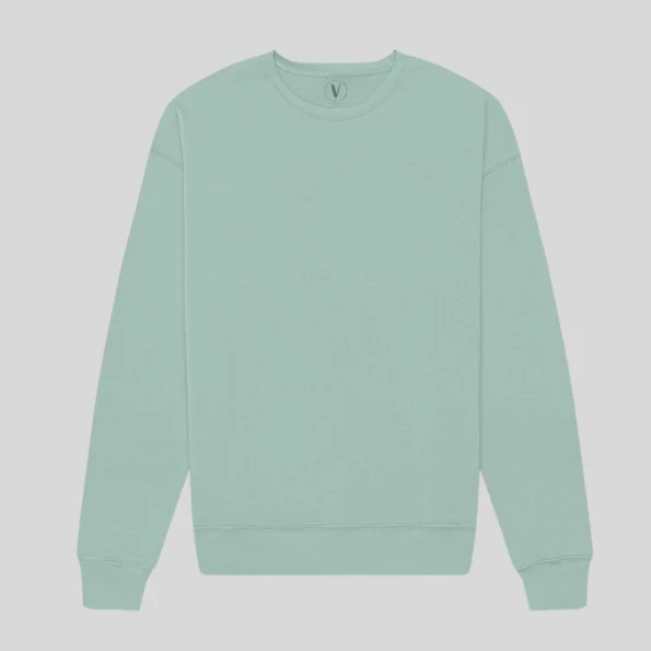 Unisex fleece drop shoulder sweatshirt perfect for screen printing or embroidery
