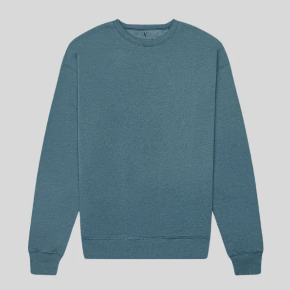 Unisex fleece drop shoulder sweatshirt perfect for screen printing or embroidery