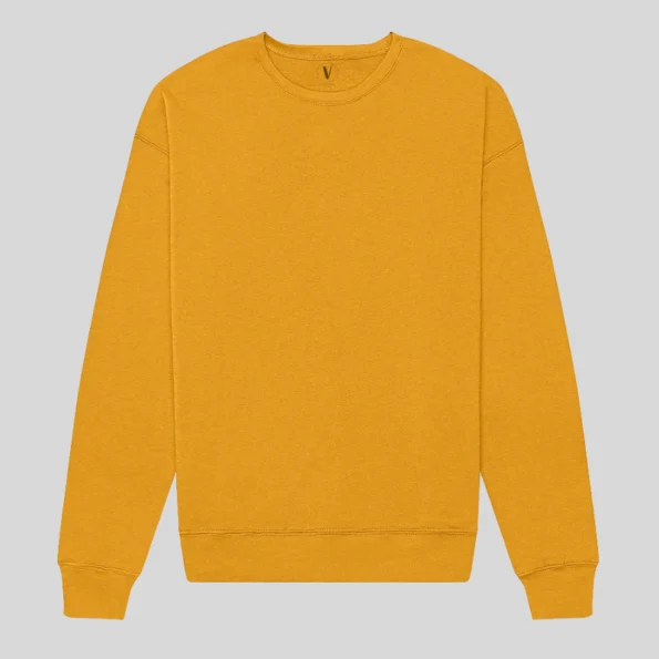 Unisex fleece drop shoulder sweatshirt perfect for screen printing or embroidery