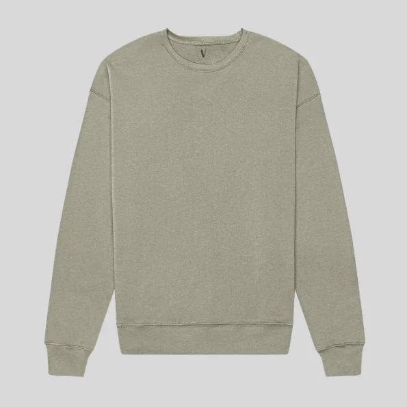 Unisex fleece drop shoulder sweatshirt perfect for screen printing or embroidery