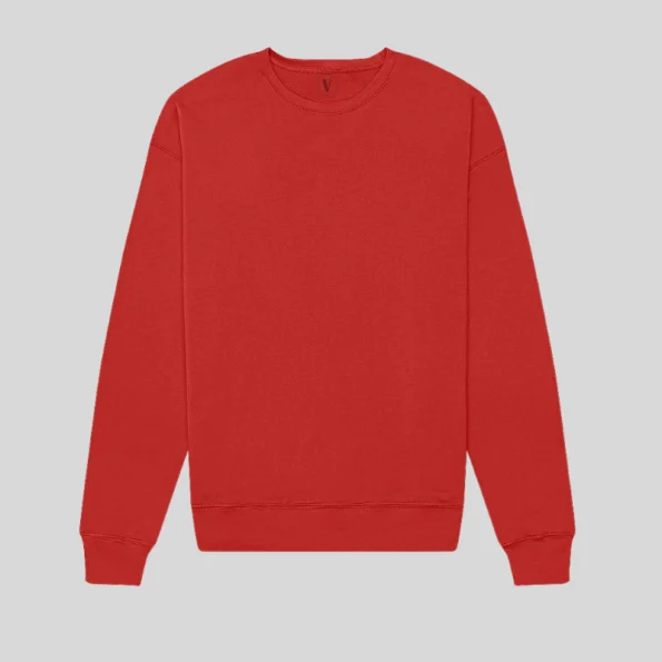 Unisex fleece drop shoulder sweatshirt perfect for screen printing or embroidery
