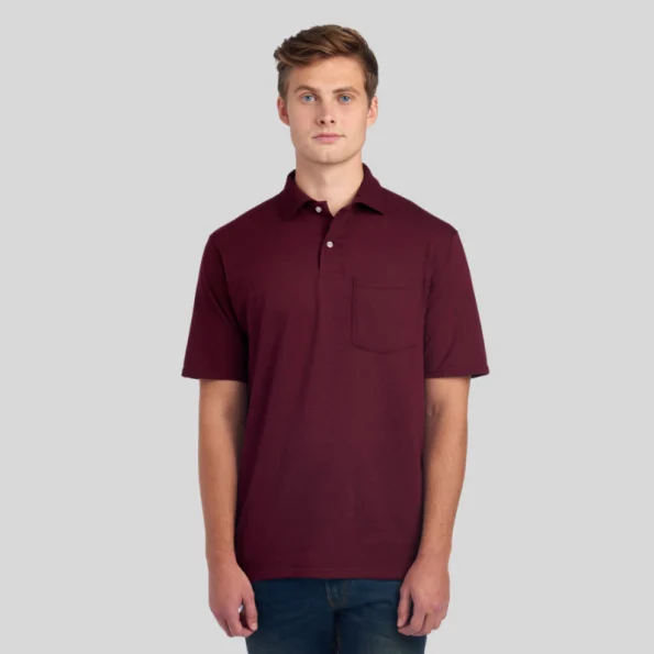Jerzees 436MP unisex pocket polo shirt