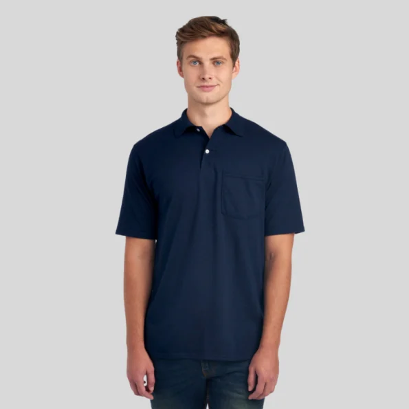 Jerzees 436MP unisex pocket polo shirt