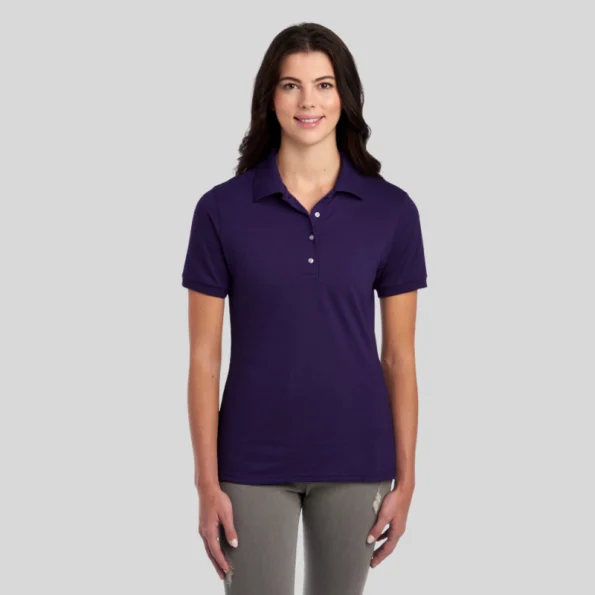 JERZEES 437F Ladies Sport Polo Shirt – Moisture-Wicking Cotton Blend