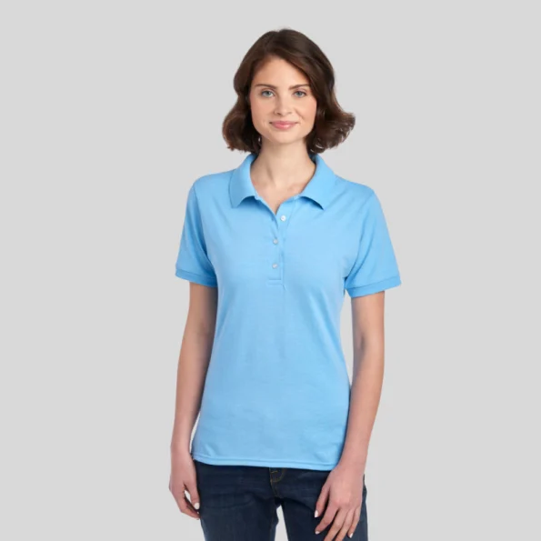 JERZEES 437F Ladies Sport Polo Shirt – Moisture-Wicking Cotton Blend