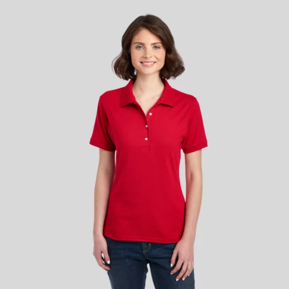 JERZEES 437F Ladies Sport Polo Shirt – Moisture-Wicking Cotton Blend