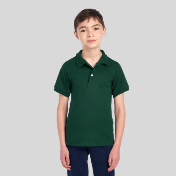 JERZEES 437K Youth Sport Polo Shirt– Moisture-Wicking & CPSIA Compliant
