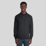 437LR-DRI-P-LONG-SLEEVE-SPORT-SHIRT-WHITE-FRONT