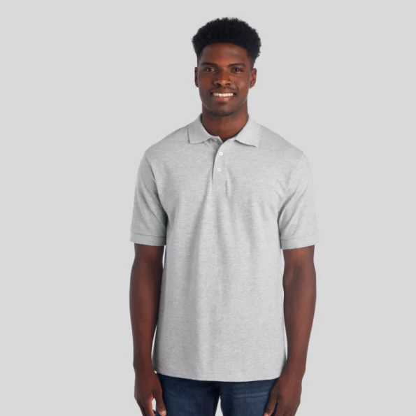 Russell premium ring-spun cotton pique sport shirt for adults