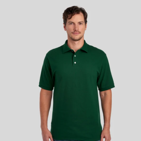 Russell premium ring-spun cotton pique sport shirt for adults