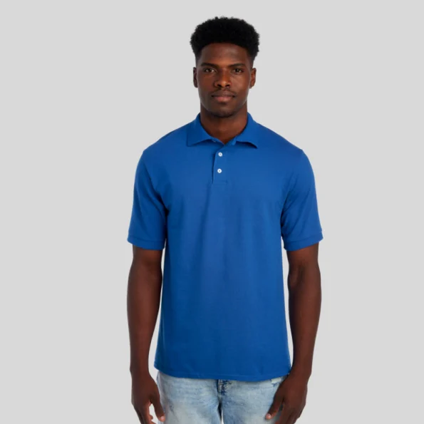 Russell premium ring-spun cotton pique sport shirt for adults