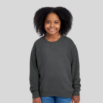youth fleece sweatshirt Jerzees 562BR in black