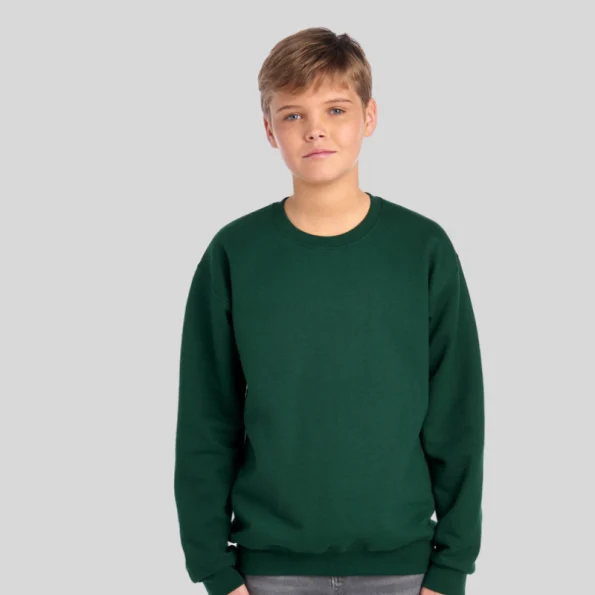 youth fleece sweatshirt Jerzees 562BR in black