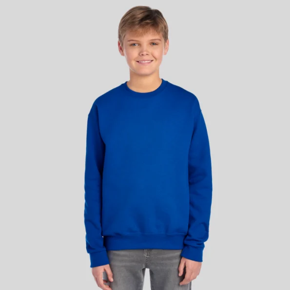youth fleece sweatshirt Jerzees 562BR in black