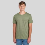 88MR-SNOW-HEATHER-RS-UNISEX-TSHIRT-CARIBEAN-BLUE-FRONT