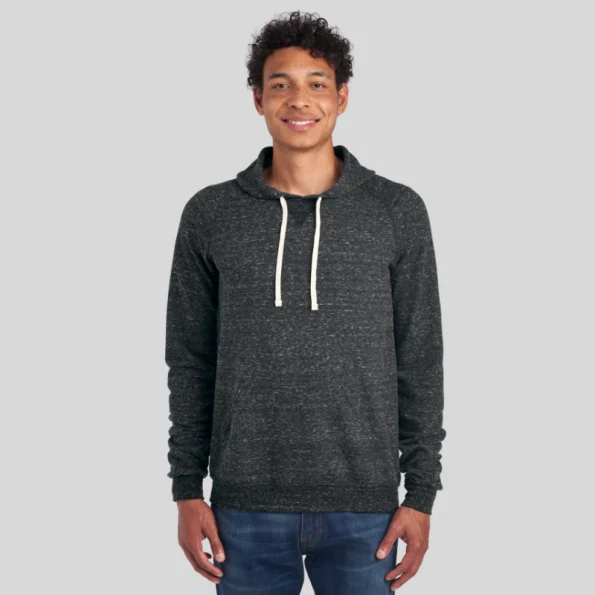 Jerzees 90MR Unisex Raglan Hood – Lightweight French Terry Hoodie with Snow Heather Fabric