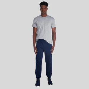 JERZEES 973MR – Pantalon en molleton unisexe, étiquette détachable, chevilles élastiques, idéal pour impression au Québec
