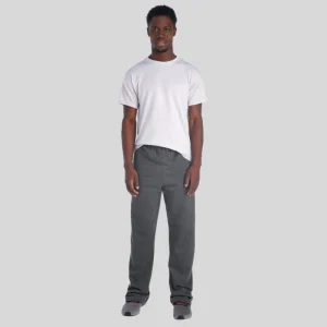 JERZEES 974MPR – Pantalon en molleton à poches, jambe ouverte, idéal pour impression au Québec