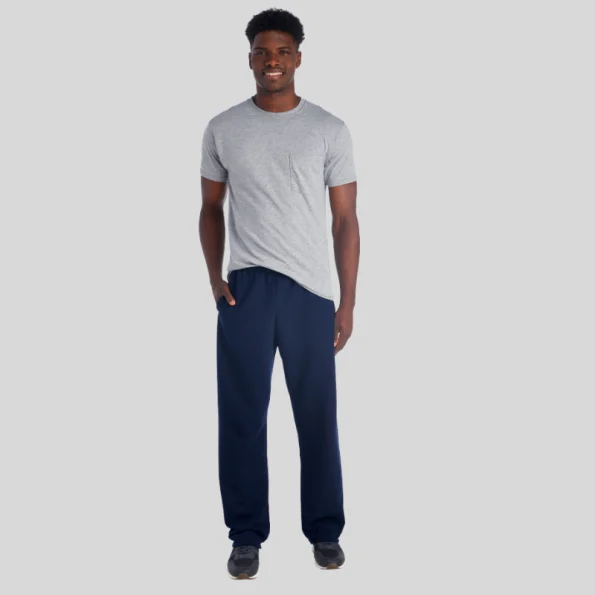 Open-Bottom Sweatpants Jerzees 974MPR | NuBlend® with Pockets