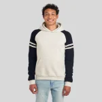 97CR-BUBLEND-UNI-VARSITY-CB-HOODED-SWEAT-GREEN-FRONT