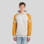 97CR-BUBLEND-UNI-VARSITY-CB-HOODED-SWEAT-GREEN-FRONT