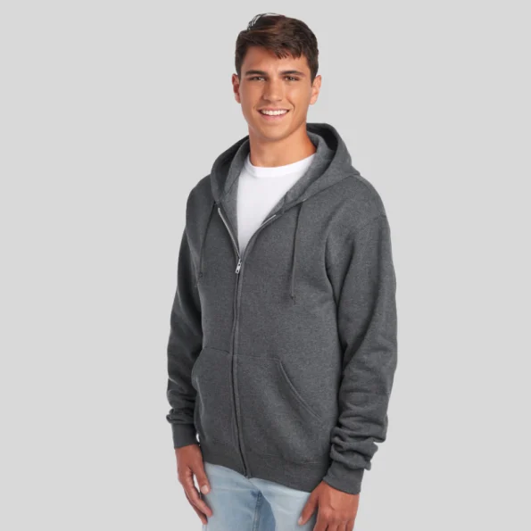 Full-Zip Hoodie Jerzees 993MR – Unisex NuBlend® Sweatshirt for Printing