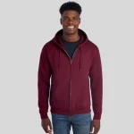 993MR-NUBLEND-UNI-FULL-ZIP-HOODED-SWEAT-WHITE-FRONT