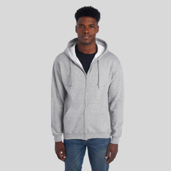 Full-Zip Hoodie Jerzees 993MR – Unisex NuBlend® Sweatshirt for Printing